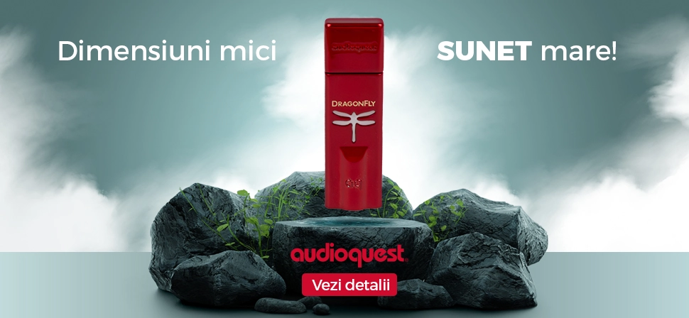 DAC & Amplificator Casti AudioQuest DragonFly Red